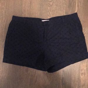 Gap Navy Eyelet Shorts